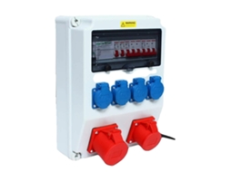 Caixa De Distribuição De Energia, 1 X 16 A, 1 X 32 A, Ac 250v A Ac 380v, Nível De Proteção Ip44, Design Montado Na Parede