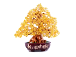 Ornament De àrvore De Dinheiro Decorar Ambiente Trazer Sorte