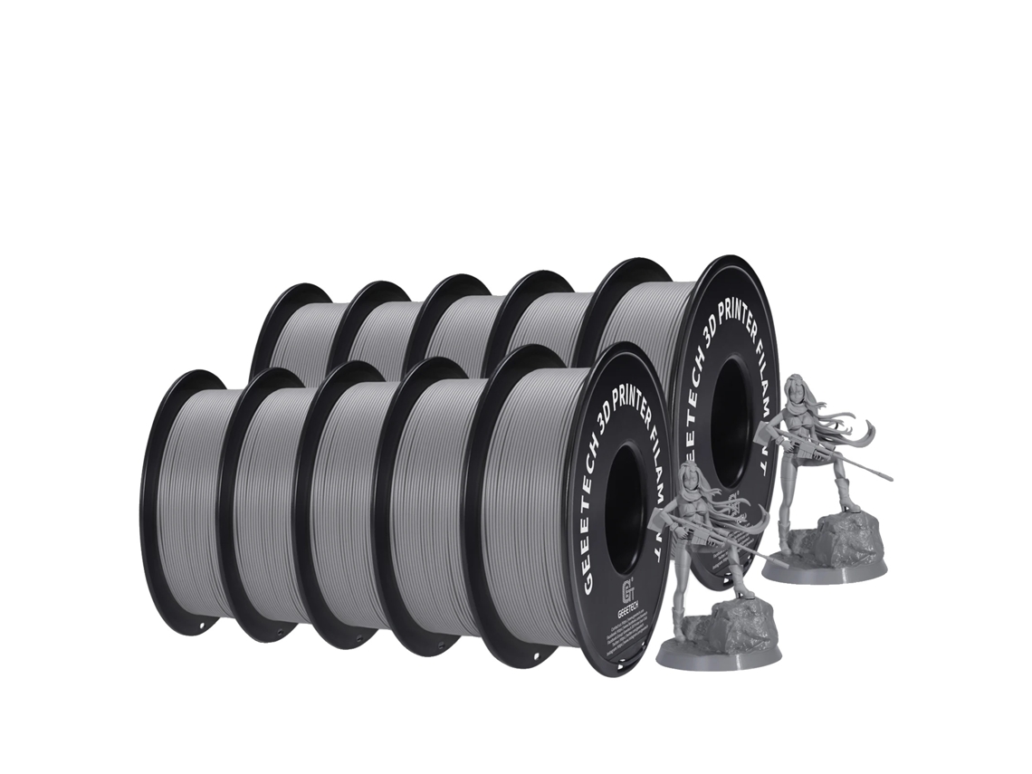 Filamento Pla, Para Impressora 3d, Diã¢metro De 1,75mm, Fã¡cil De Imprimir, Cinza Oem