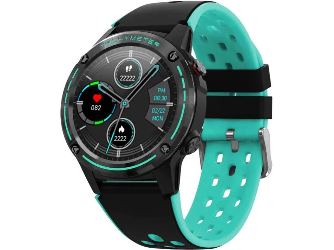 Relógio Inteligente Gps Tempo Ao Ar Livre Bússola De Altitude Esportes Bluetooth Chamada Sono Monitor Aplic Mens Lembrete Água Resist Azul Yizhood