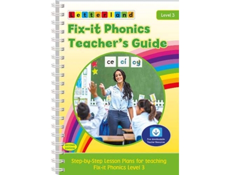 Livro Fixit Phonics Level 3 Teachers Guide de Lisa Holt (Inglês)