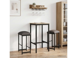 Vidaxl Banco De Bar 2 Unid. Cinzento-claro 40 X 32 X 74 Cm