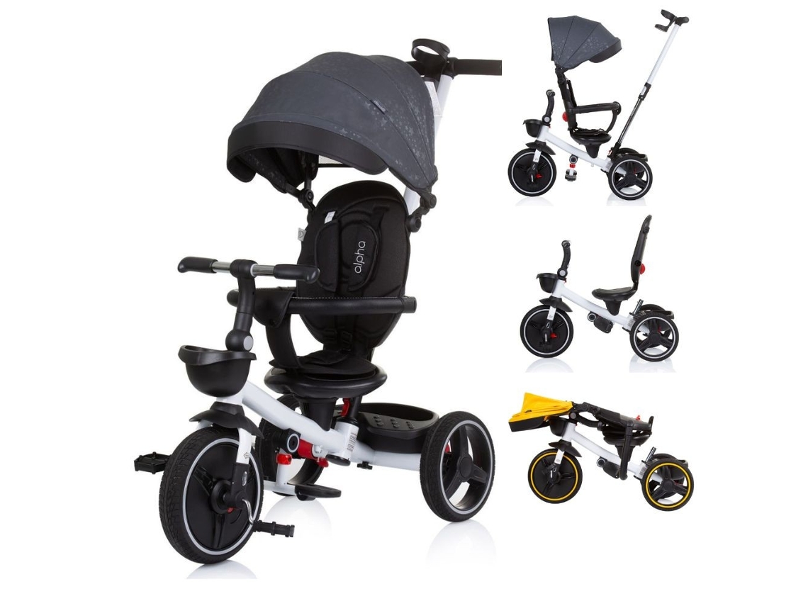 Triciclo Plegable Alpha De Chipolino - Graphite
