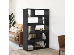 Vidaxl Divisória 100x33x156,5 Cm Derivados De Madeira Preto