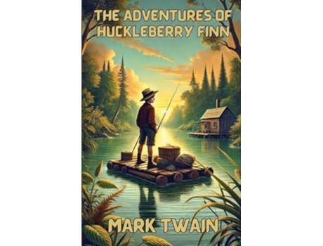 Livro The Adventures Of Huckleberry Finn de Mark Twain (Inglês)