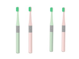 Escova de dentes elétrica sônica, 90 dias de uso, essencial para viagens, design à prova d'água e portátil, YWP (pacote com 4)