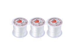 Conjunto De 3 Cordões Elásticos Para Pulseiras Com Miçangas E Cristais Nostalgia88