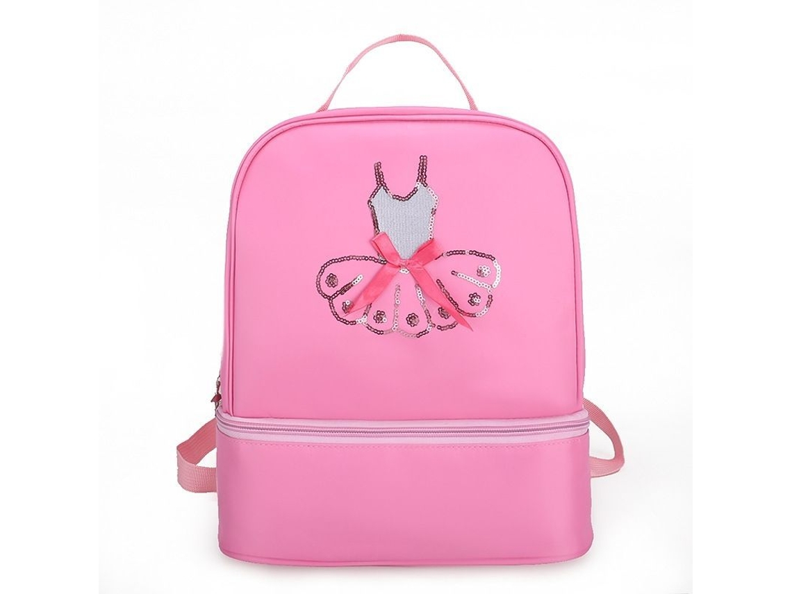 Mochila de Ballet com Tutu e Chaveiro, Design Princesa | S/MARCA