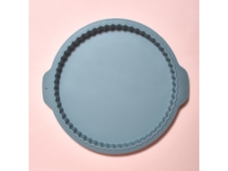 Formas Bolo - Forma Quiche - Forma Pizza - Moldes Pastelaria - Silicone - Cinzento