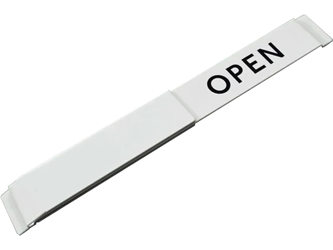 Placa "aberto" Para Porta Comercial - Estilo Moderno, Indicador Decorativo, Horário