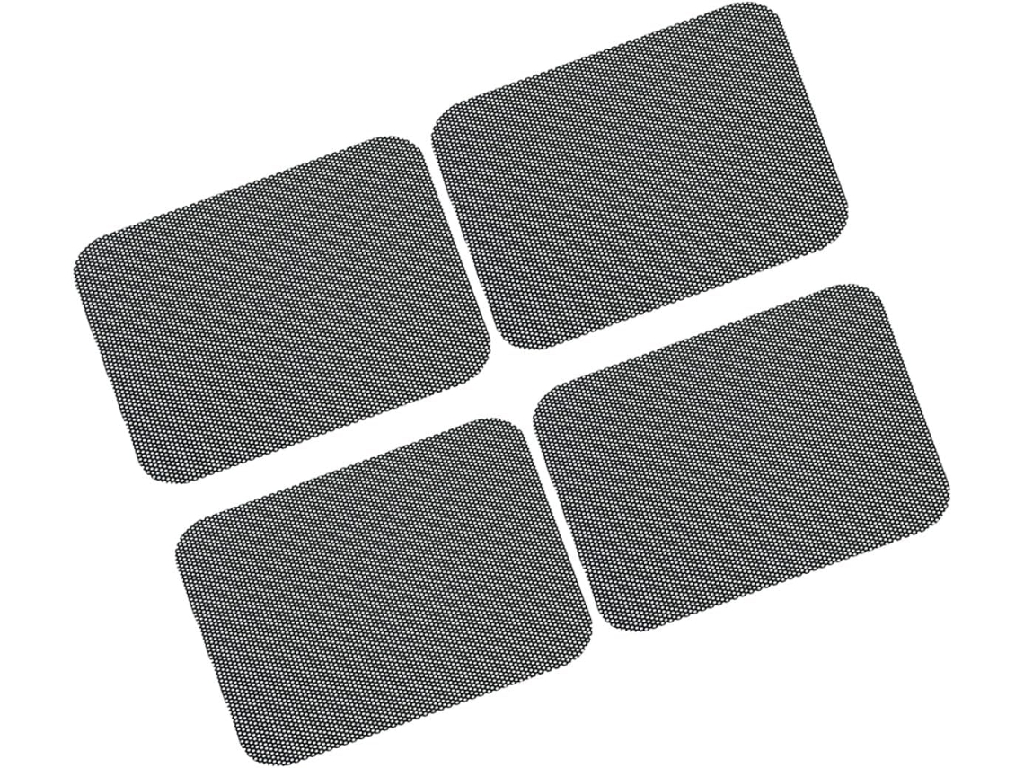 Conjunto De Adesivos De Proteção Solar Em Pvc Preto - Proteção Solar Removível