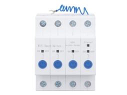 Interruptor Wifi 4p Controle Remoto Temporizador S/MARCA