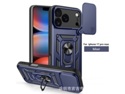 Capa Para Celular Veicular Com Sistema Magnético Anti-quedaazul Royal (janela De Encaixe Para Prego) - Iphone 14 Plus 6.7 (furo De Precisão)
