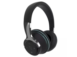 Fones De Ouvido Com Cancelamento De Ruído Ativo, Sem Fio, Bluetooth, Supra Auriculares, Pretos Zeuxo