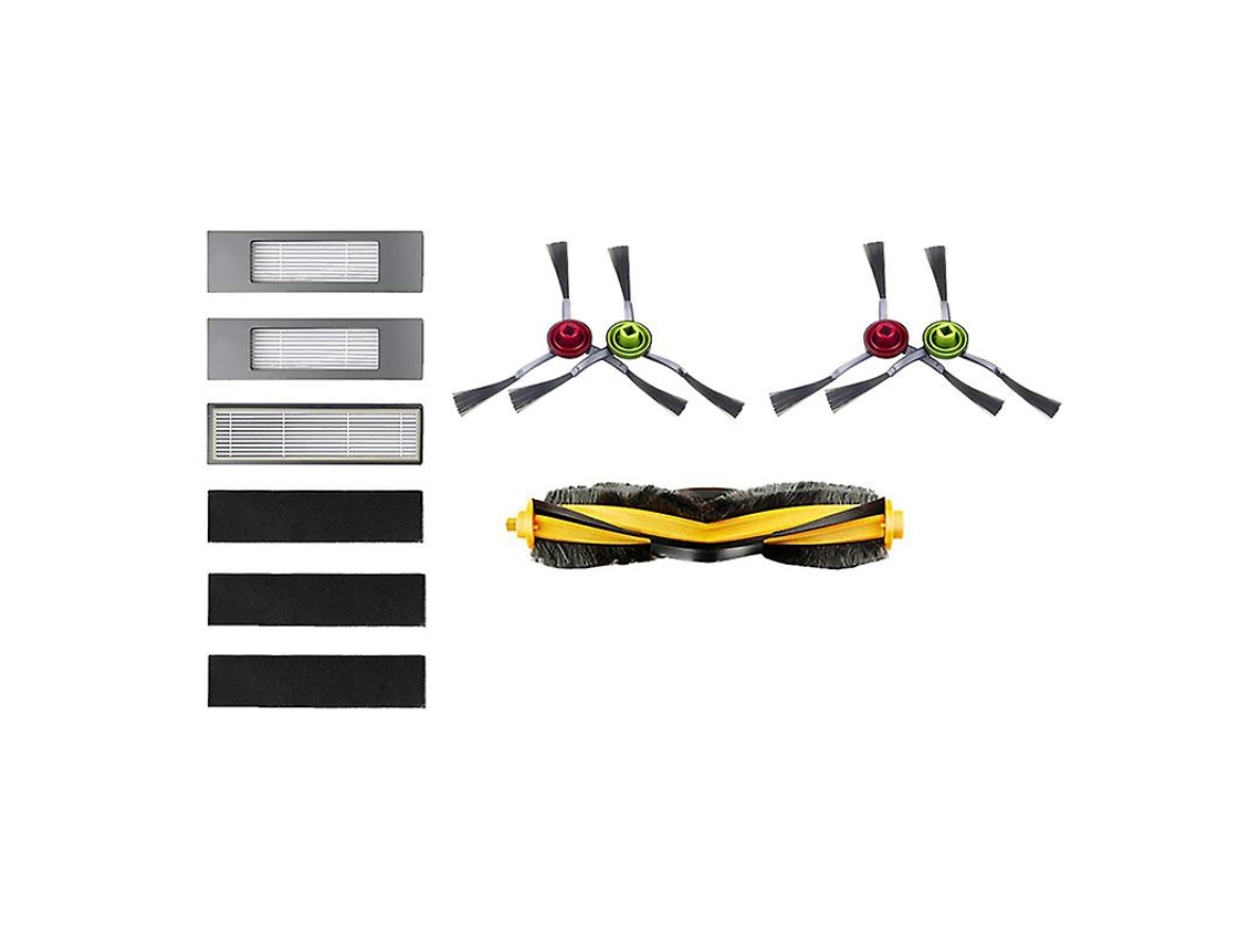 Conjunto de Escovas de Filtro para Peças de Aspirador de Pó Ecovacs Deebot Ozmo 920 950