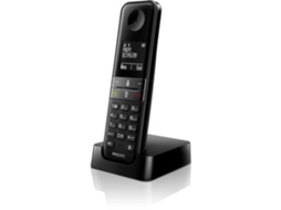 Philips D4701B Telefone Dect Identificação de Chamadas Preto