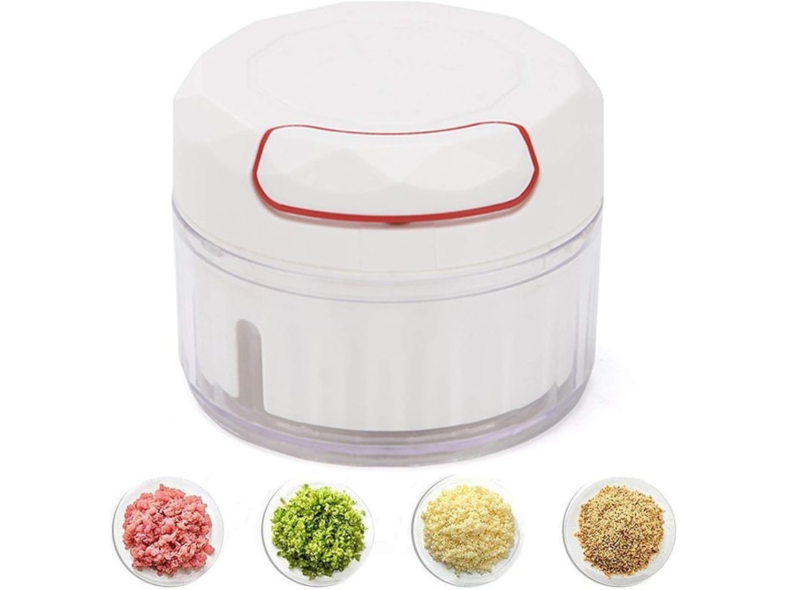 Máquina De Ajo Mini Multifunción: Triturador Manual De Ajo Y Verduras Portátil