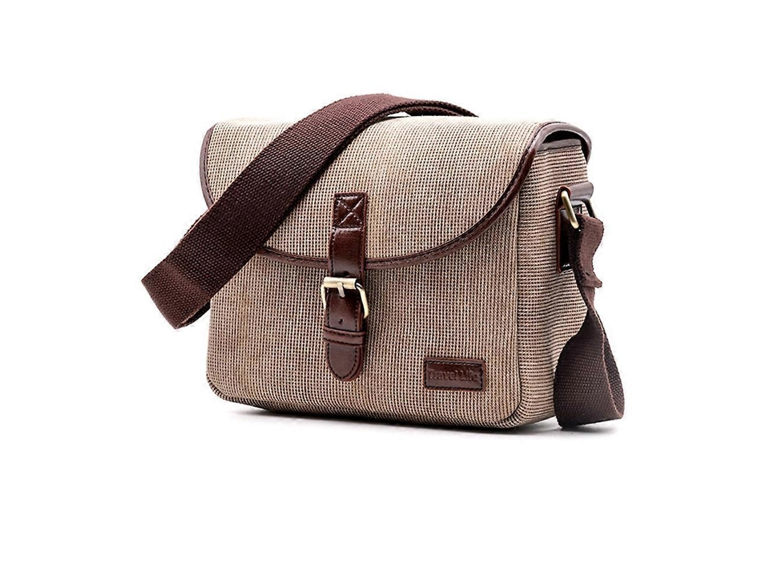 Bolsa Para Câmera 200d 77d 7d 80d 800d 1300d 70d 760d Brilvibera (cáqui)