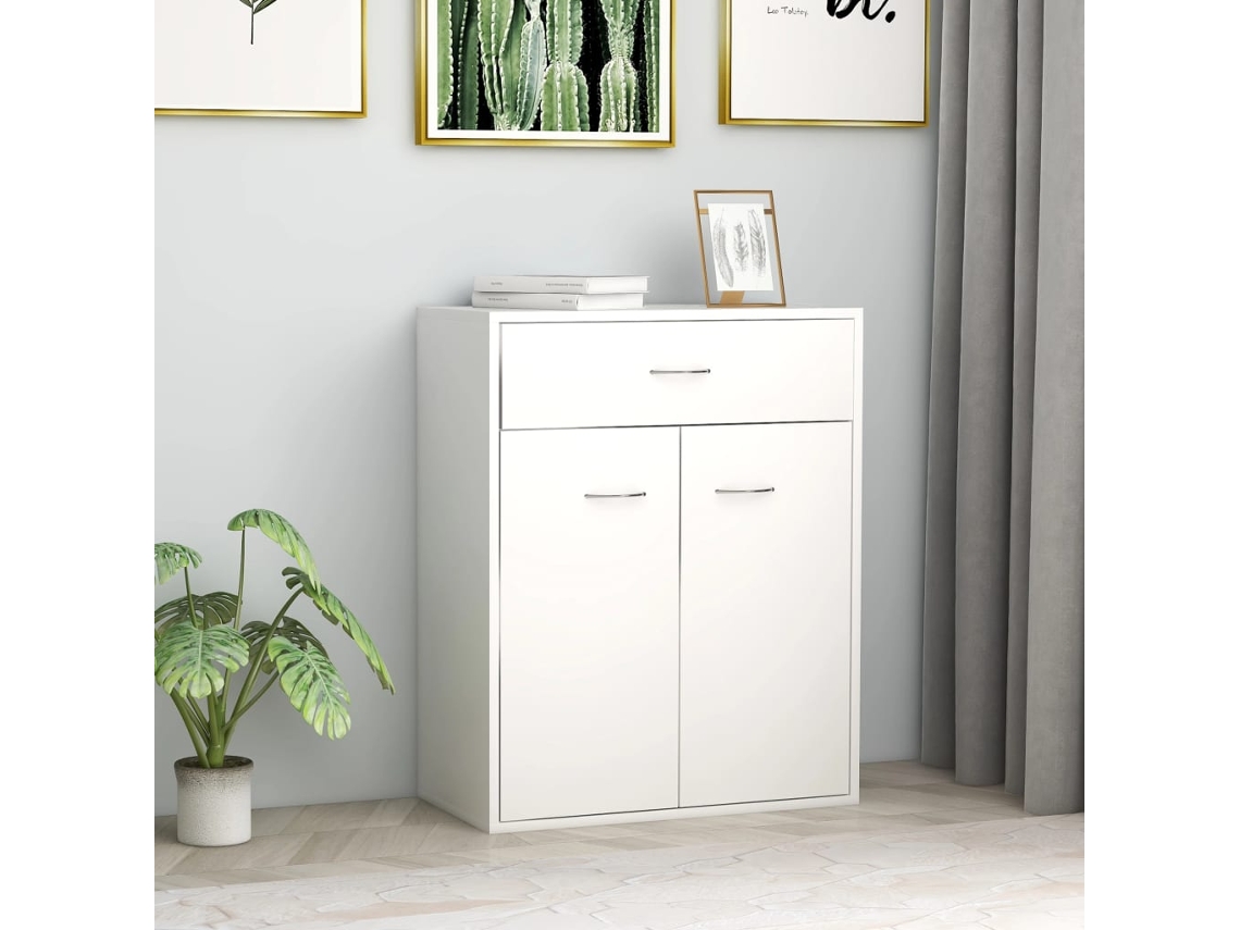 Aparador 60x30x75 Cm Compensado Branco