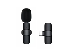 Microfone De Lapela Para Transmissão Ao Vivo Sem Fio Tipo Interface Gravação Aquaforge