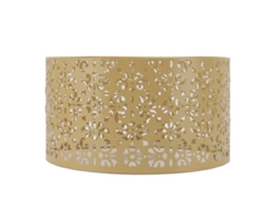 Abajur Decorativo de Ferro com Desenho Floral para E27 E14