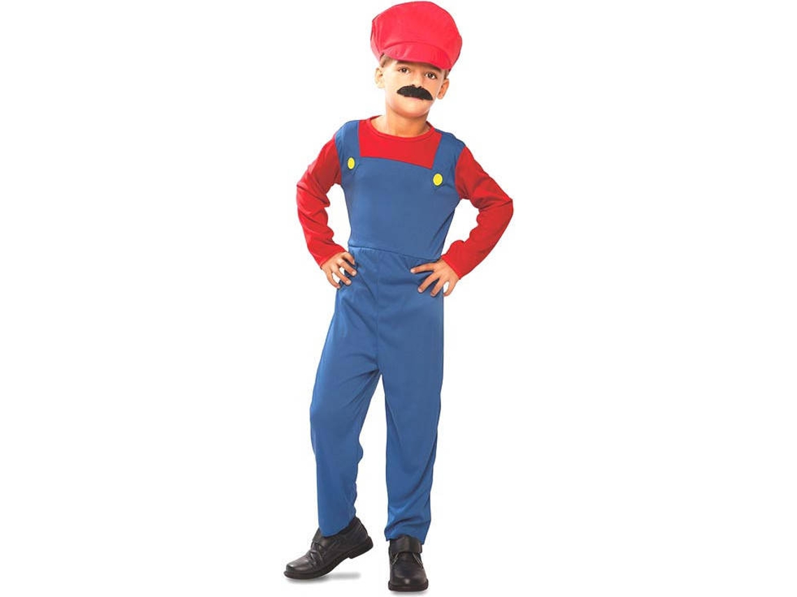 Fato de Menino DISFRAZZES Super Mário (Tam: 5 a 6 anos)
