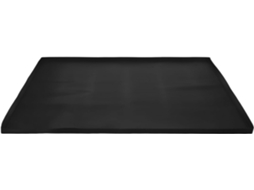 Tapete retangular de silicone Beaupretty para lavar roupa na máquina, 60 x 50 x 1,5 cm, bandeja de drenagem flexível à prova