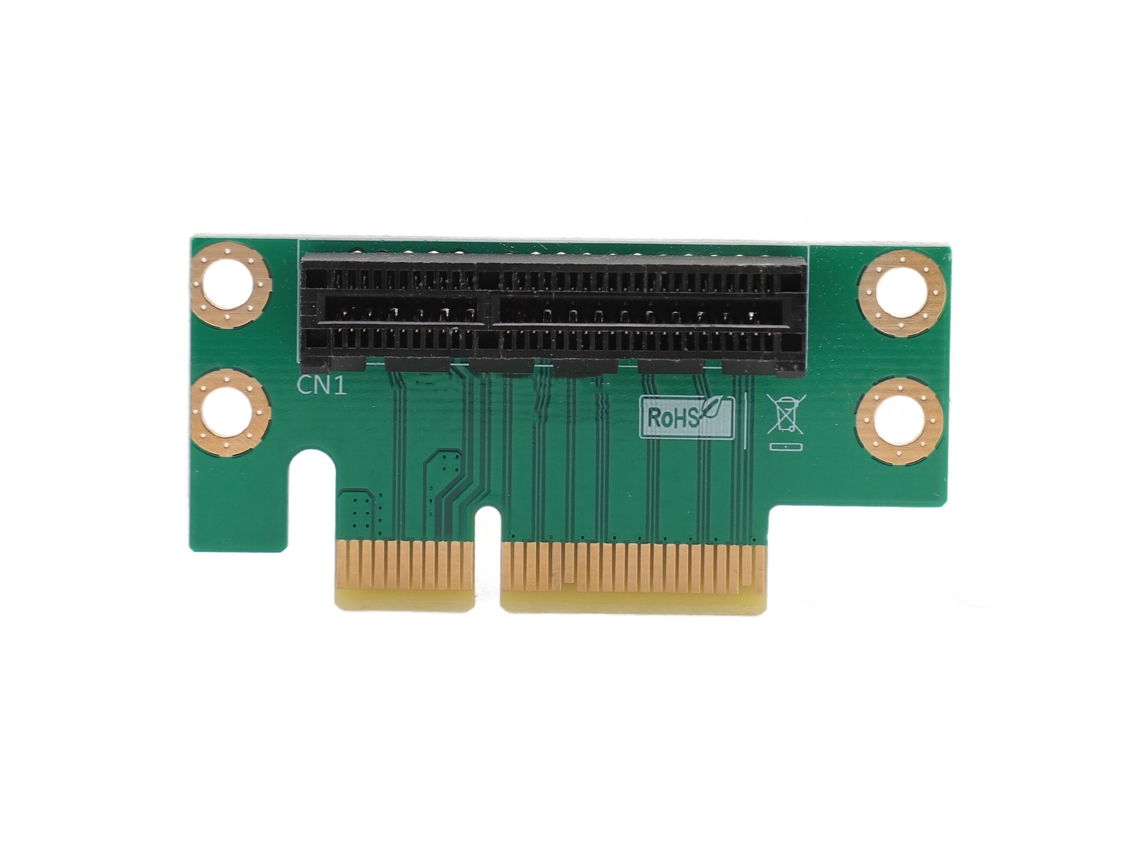 Placa Riser Pci Express 4x Adaptador De Extensão Com 90 Graus Para Gabinete De Servidor 1u 2u