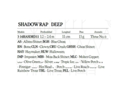 Rapala Shadow Rap Deep 110mm