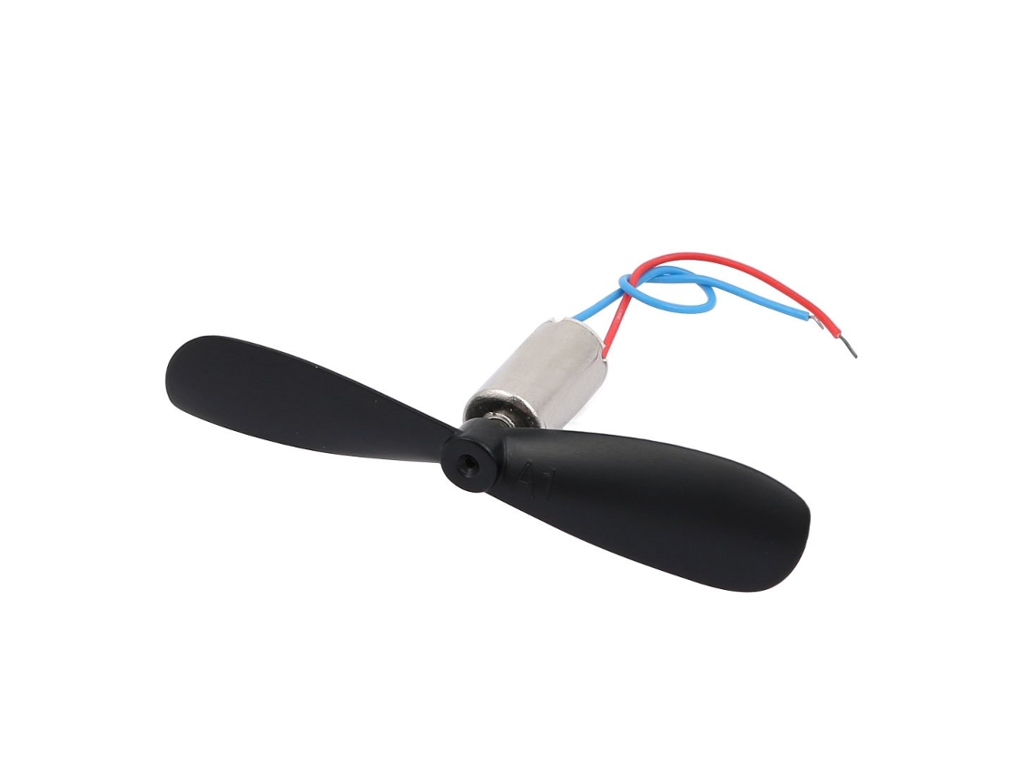 Motor Coreless CHABERLU, DC 1.5v, 25000 Rpm, com Hélice para Helicóptero RC