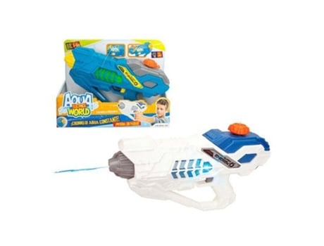 Pistola de água elétrica Aqua World com luz 32 cm Modelos sortidos Cores sortidas Babyp25 (1 unidade por item comprado)