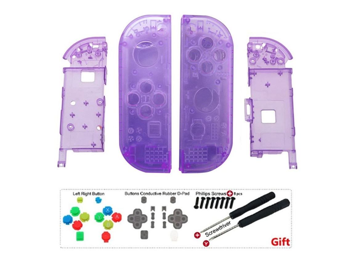 Capa para Nintendo Switch, Capa Protetora, Transparente Roxa Klb BRILVIBERA