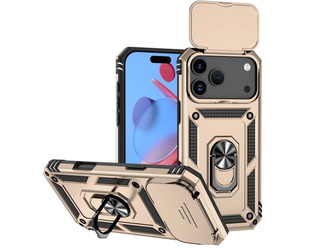 Capa Para Iphone 17 Pro Max - Suporte Deslizante Para Câmera