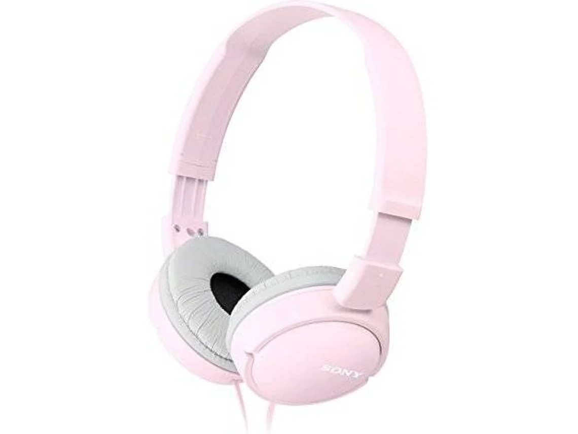 Auscultadores com Fio SONY Mdr-Zx110Ap (On Ear - Microfone - Rosa)