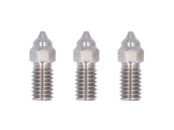 Bico De Impressora 3d Acero Inoxidable 3 Buracos Resistente À Alta Temperatura Para Neptune 4 4pro 0.8mm