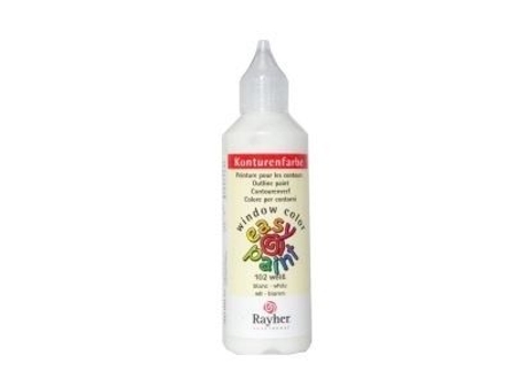 Cor Da Janela 80ml Contorno Branco Rayher 080284 Easy Paint