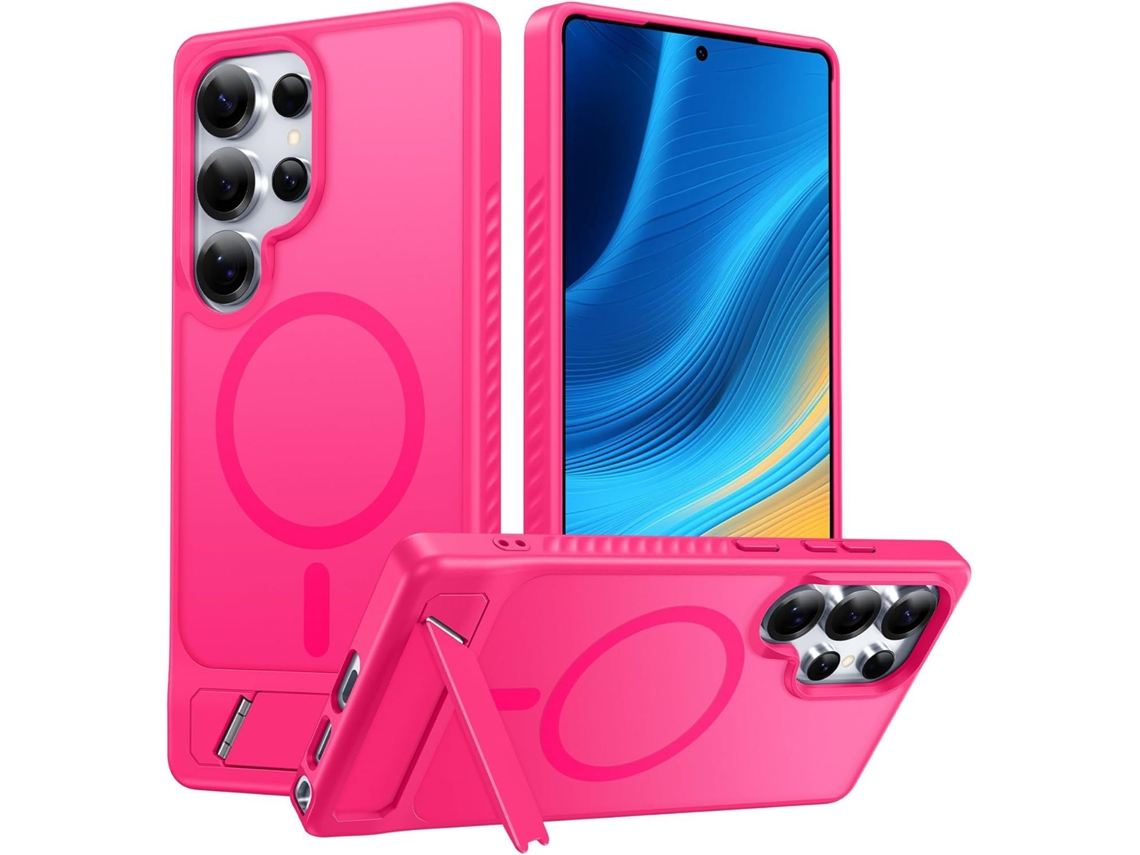 Capa Para Samsung Galaxy S25, Compatível Com Carregamento Sem Fio Magnético, Para Choque Antishoque. Czhhmartrosa Escuro