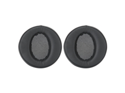 Almofada de Fone de Ouvido Preta para Sony MDR XB950BT, Espuma e Couro Artificial | S/MARCA