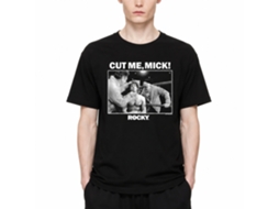 Rockinstone Rocky Movie Cut Mick Black Adult T-shirt Size:m