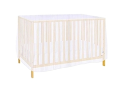 Mosquito Net Universal Berço Bebê 80x160x65 Cm Cor Branca Tecido Poliéster Lavável Máquina