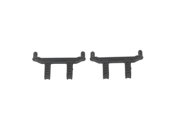 Mali 2pcs Coluna de Carcaça Dianteira e Traseira de Carro Rc Pa 1/16 Peça de Reposição para Scy 16101 16102 Preto