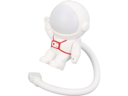 Luminária Noturna Led Bicolor Com Controle De Voz E Tema Astronauta