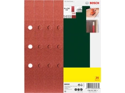 Conjunto de 25 Folhas de Lixa BOSCH 2607017108
