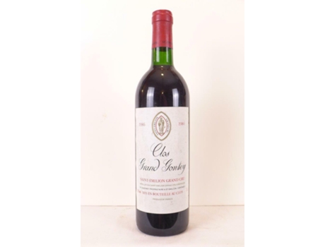 Vinho Tinto CLOS GRAND GONTEY 1986 (75 cl - 1 unidade)