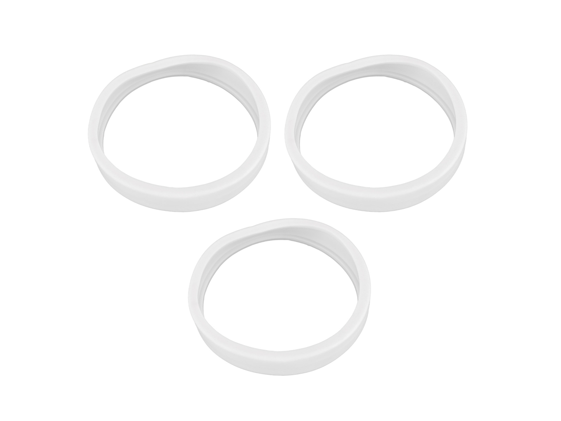 Pneu Limpador Piscina Borracha 3 Unidades Substituição C 10 Branco