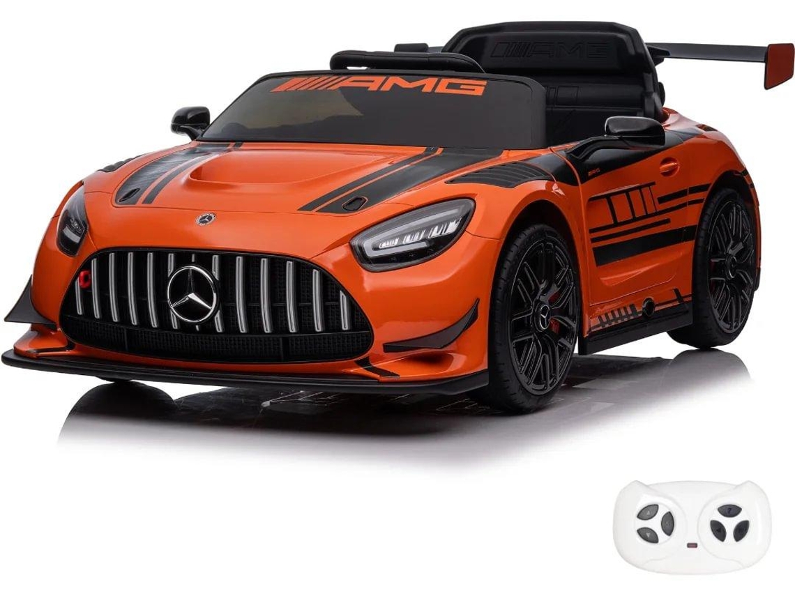 Carro Elétrico Para Crianças - Mercedes Amg Gt3 - 12v - 1 A 6 Anos - Laranja