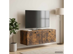 Vidaxl Gabinete De Tv De Parede Carvalho Fumado 78,5 X 31 X 30 Cm