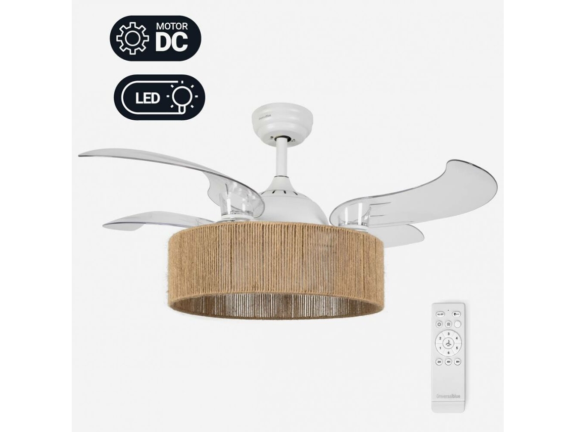 Ventoinha de Teto UNIVERSAL BLUE Jaloque wfc (104 cm - 65 W)