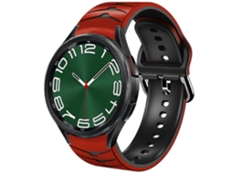 Pulseira De Relógio De Silicone Com Textura Curva
