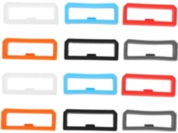 Conjunto De 12 Anéis De Silicone Para Pulseira De Relógio Acessórios De Segurança Compatíveis Com Gokoco